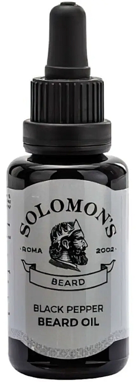 Black Pepper Beard Oil - Solomon's Beard Oil Black Pepper — photo N1