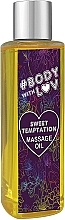 Fragrances, Perfumes, Cosmetics Massage Oil "Sweet Temptation" - New Anna Cosmetics Body With Luv Massage Oil Sweet Temptation