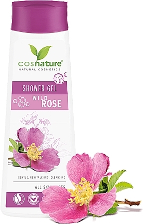Rosehip Shower Gel - Cosnature Shower Gel Wild Rose — photo N1