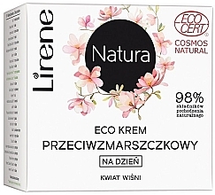 Fragrances, Perfumes, Cosmetics Day Face Cream "Cherry Bloom" - Lirene Natura Eco Cream