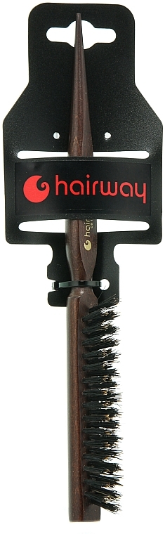 Hair Brush, dark wood, natural bristles - Hairway  — photo N2