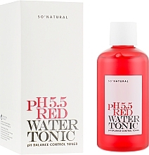 Fragrances, Perfumes, Cosmetics Low-Acid Face Toner - So Natural PH 5.5 Red Water Toner