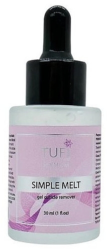 Cuticle Remover, alkaline gel - Tufi Profi Simple Melt Cuticle Remover — photo N1