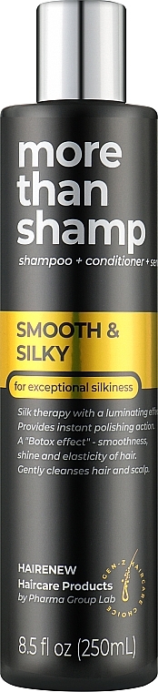 Laminating Ultra-Silk Shampoo - Hairenew Smooth & Silky Shampoo — photo N1