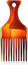 Fragrances, Perfumes, Cosmetics Hair Comb "Afro" S, 60274, amber - Top Choice