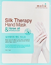 Fragrances, Perfumes, Cosmetics Hand Mask - Malie Silk Therapy Hand Mask Horse Oil Mask Pack