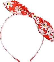 Fragrances, Perfumes, Cosmetics Hair Hoop, FA-5629, red with flowers - Donegal