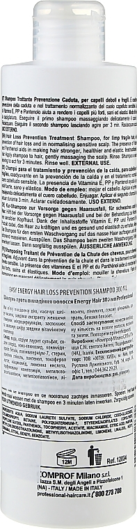 Anti-Hair Loss Shampoo - Professional Energy Hair Shampoo — photo N2