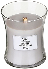 Scented Candle in Glass - WoodWick Hourglass Candle Warm Wool — photo N3