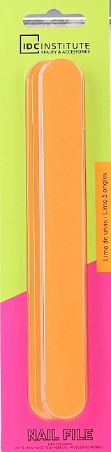 Neon Nail File, orange - IDC Institute Neon Precision Nail File — photo N1