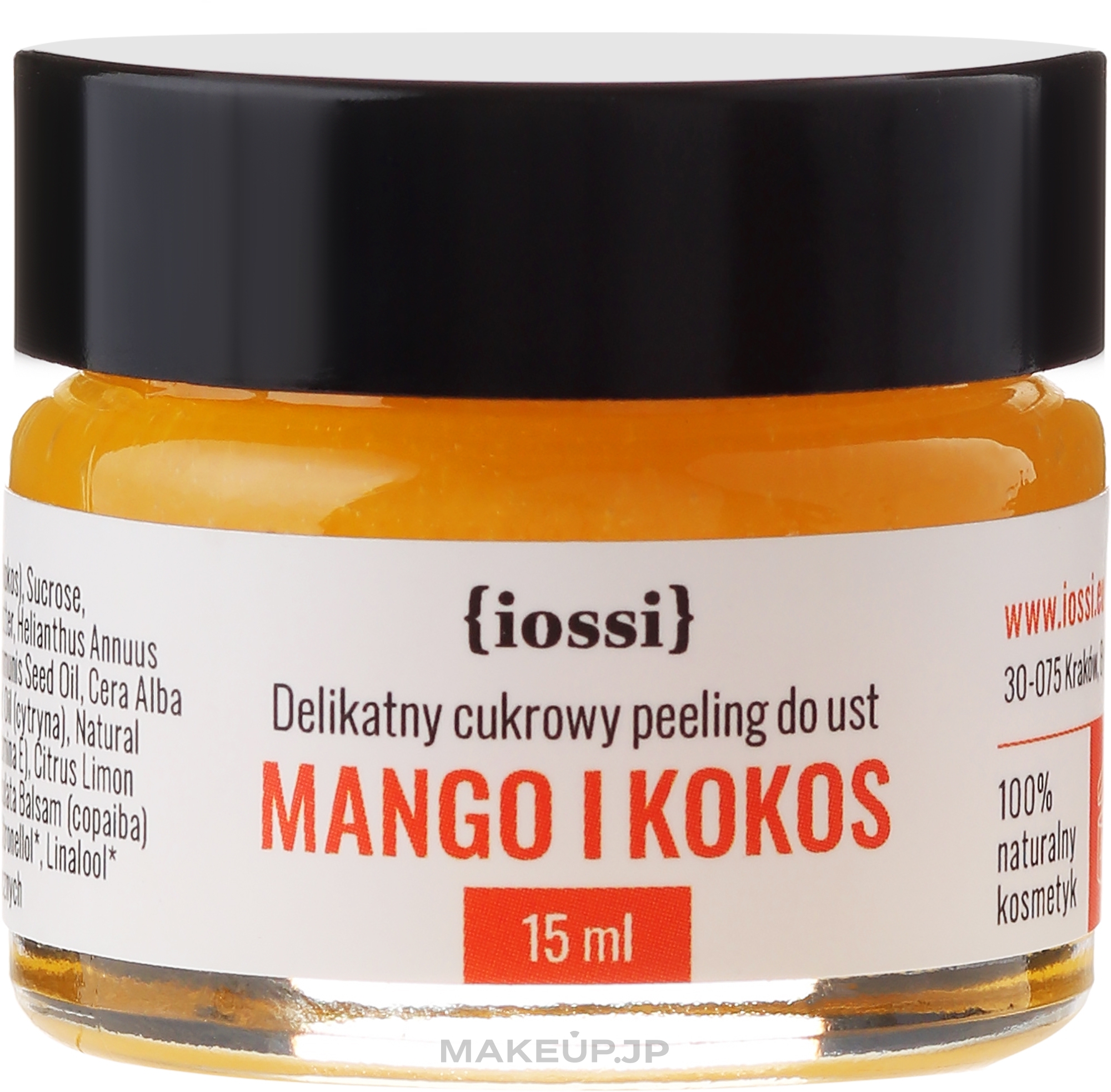 Lip Scrub "Mango & Coconut" - Iossi — photo 15 ml