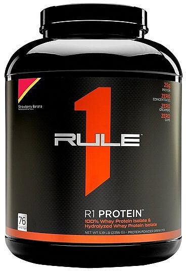 Strawberry-Banana Whey Protein - Rule One R1 Protein Strawberry Banana — photo N1