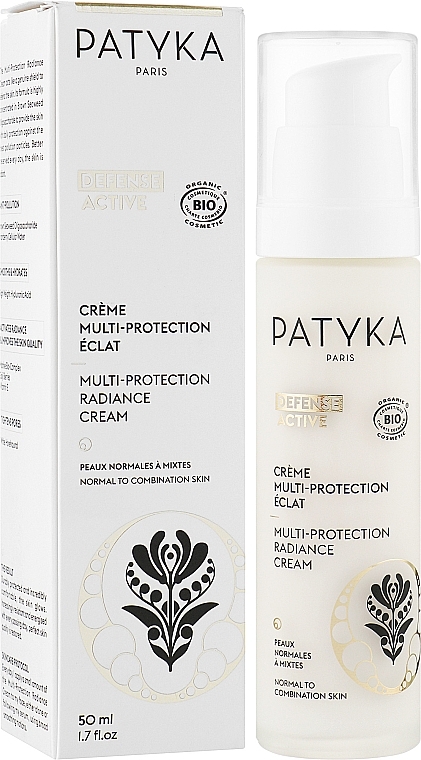 Protective Cream for Normal & Combination Skin - Patyka Defense Active Radiance Multi-Protection Cream — photo N2