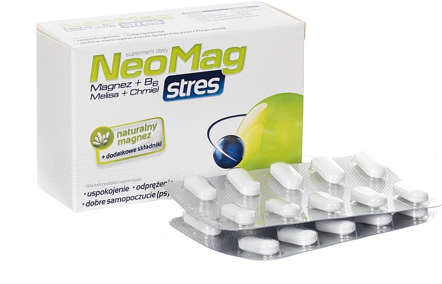 Dietary Supplement Tablets - Aflofarm NeoMag Stres — photo N2