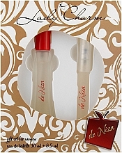 Aroma Parfume Lady Charm De Niza - Set (edt/30ml + edt/mini/8,5ml) — photo N1