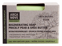 Fragrances, Perfumes, Cosmetics Natural Shea Butter & Prickly Pear Soap - Arganove Prickly Pear & Shea Butter Regenerating Soap