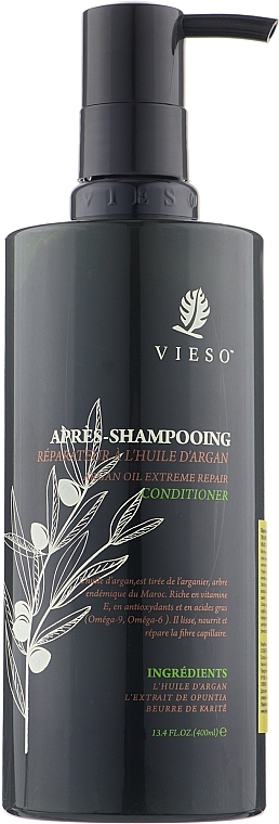 Repairing Conditioner with Argan Oil - Vieso Argan Oil Extreme Repair Conditioner — photo N1