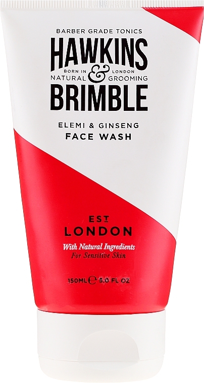 Cleansing Face Gel - Hawkins & Brimble Elemi & Ginseng Face Wash — photo N5