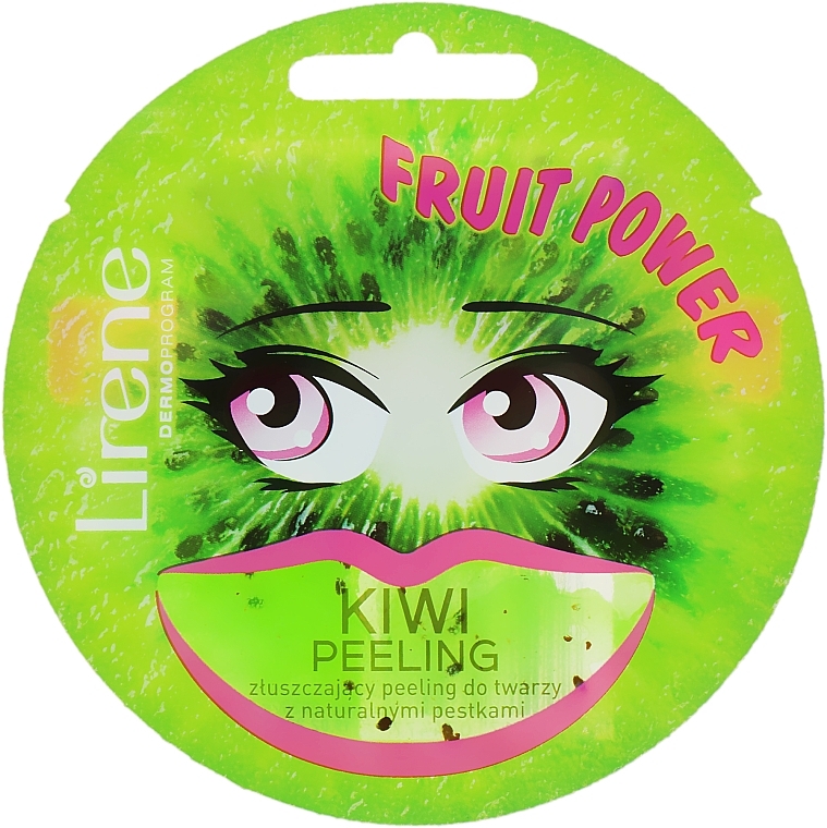 Kiwi Peeling Mask - Lirene Fruit Power — photo N1