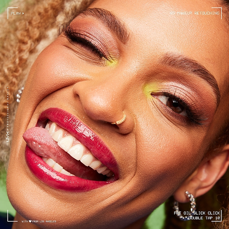 Glowing Lip Balm - NYX Professional Makeup Fat Oil Slick Click — photo N10