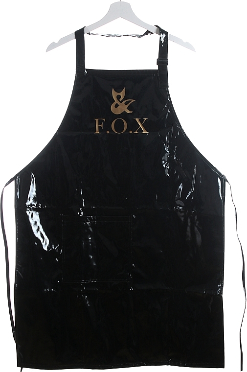 Manicure Apron "Lacquer", black - F.O.X — photo N1