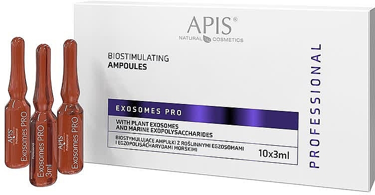 植物エクソソーム入り 生体刺激 アンプル - Apis Professional Exosomes Pro	 — photo N1