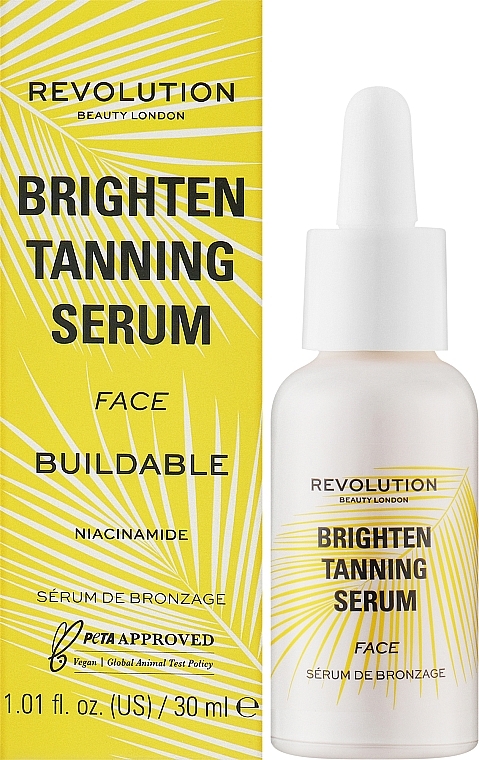 Brightening Face Tanning Serum - Revolution Beauty Brightening Face Tan Serum — photo N12