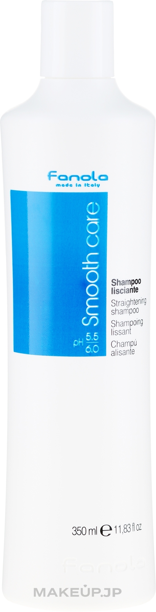 Cotton Oil Shampoo for Unruly Hair - Fanola Smooth Care Straightening Shampoo — photo 350 ml