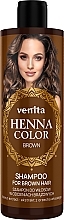 クルミエキス配合ダークヘア用シャンプー - Venita Henna Color Shampoo Brown — photo N1