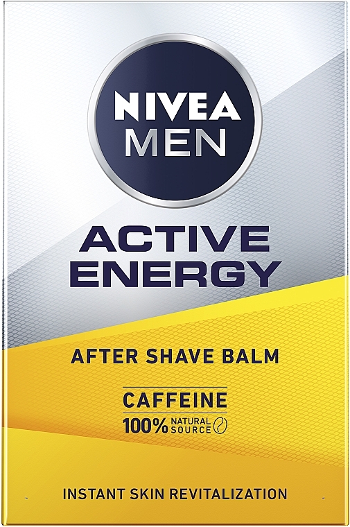 After Shave Balm - Nivea Men Active Energy After Caffeine Shave Balm — photo N1