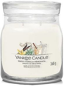 Scented Candle - Yankee Candle Signature Sweet Vanilla Horchata — photo N1