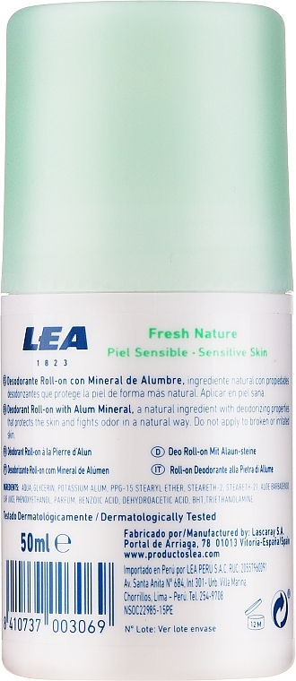 Mineral Alum Roll-On Deodorant - Lea Fresh Nature Mineral Alum Deodorant Roll-On — photo N7