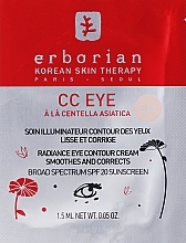 GIFT! Correcting CC Eye Cream - Erborian CC Eye Radiance Contour Cream SPF 20 (sample) — photo N1