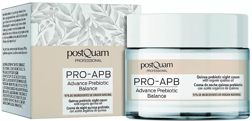 Quinoa Night Face Cream - PostQuam Pro-APB Advanced Prebiotic Balance Quinoa Prebiotic Night Cream — photo N1