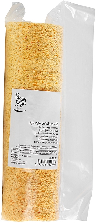 Makeup Remover Sponge, cellulose - Peggy Sage Cellulose Sponge  — photo N2