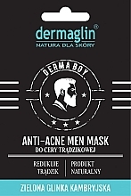Men Face Mask "Anti-Acne" - Dermaglin Anti-Acne Men Mask — photo N3
