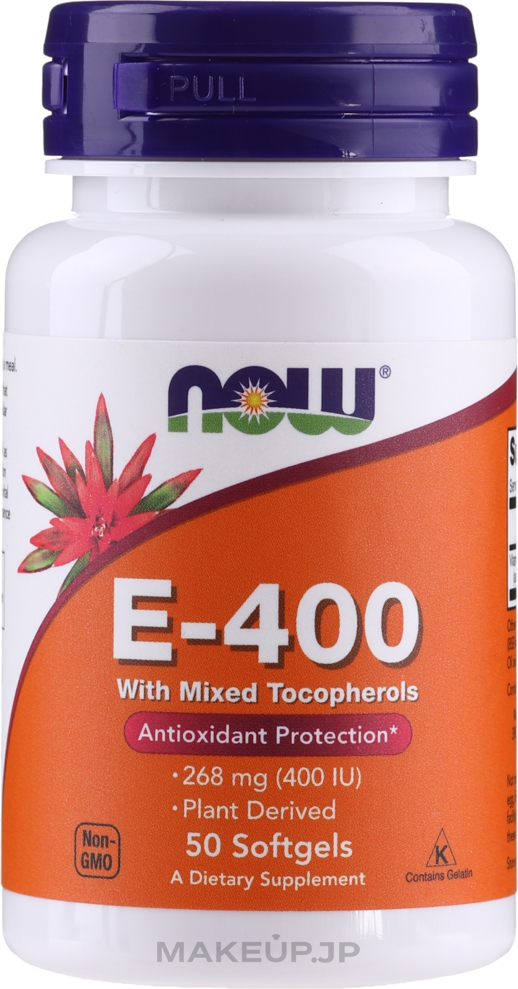 Vetamin E-400 with Mixed Tocopherols, capsules - Now Foods E-400 With Mixed Tocopherols Softgels — photo 50 szt.