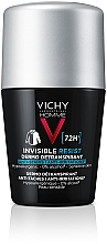 Fragrances, Perfumes, Cosmetics Men Antiperspirant Roll-On Deodorant '72H Sweat, Odor & Stain Protection' - Vichy Homme Deo Invisible Resist 72H