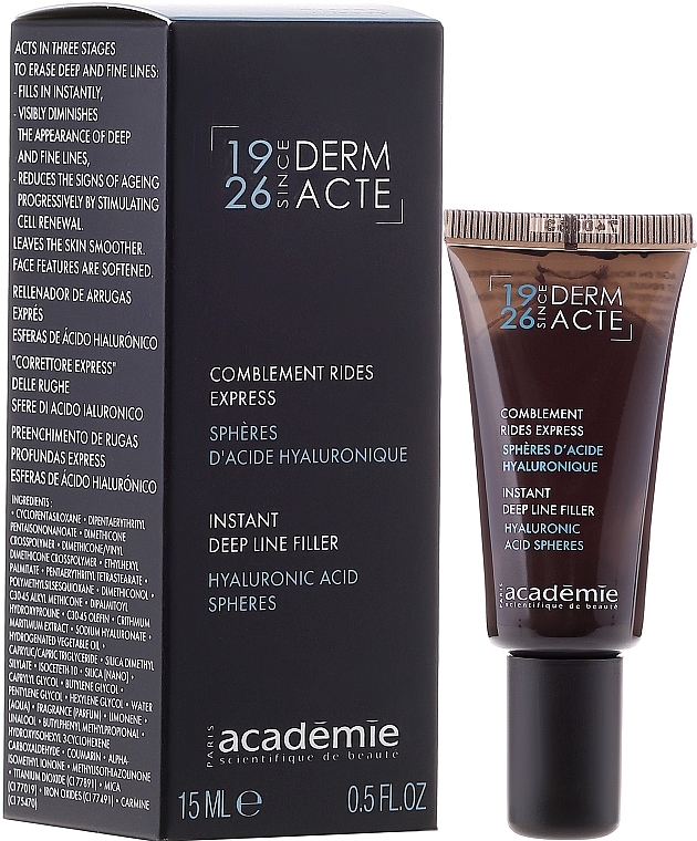 Deep Wrinkle Correction Filling Cream - Academie Comblement Rides Express Spheres Dacide Hyaluronique — photo N1