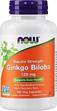 Capsules "Ginkgo Biloba" 120 mg - Now Foods Ginkgo Biloba — photo N1