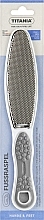 Double-Sided Foot File, grey - Titania — photo N1