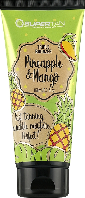 Pineapple & Mango Solarium Bronzer Cream - Supertan Triple Bronzer — photo N1