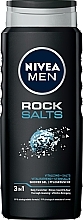 Fragrances, Perfumes, Cosmetics Shower Gel - NIVEA Men Rock Salts Shower Gel