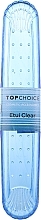 Toothbrush Case, 88049, transparent, blue - Top Choice — photo N1