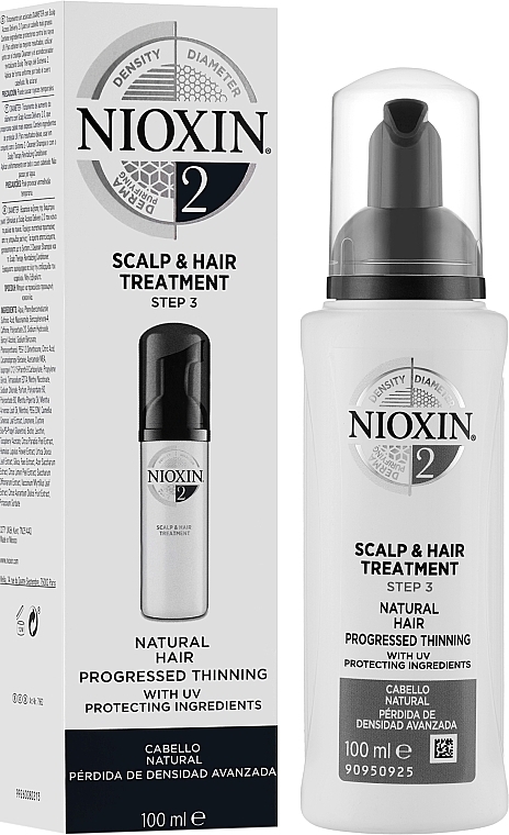 Nourishing Hair Mask - Nioxin Thinning Hair System 2 Scalp Treatment — photo N2