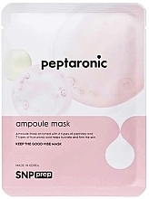 Moisturizing Sheet Mask with Peptides - SNP Prep Peptaronic Ampoule Mask — photo N1