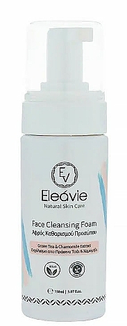 Face Cleansing Foam with Green Tea & Chamomile Extracts - Olive Spa Eleavie Face Cleansing Foam Green Tea & Chamomile Extract — photo N1