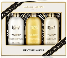 Fragrances, Perfumes, Cosmetics Set - Baylis & Harding Sweet Mandarin & Grapefruit Luxury Bathing Essentials Gift Set (sh/gel/300 ml + sh/cr/300 ml + b/lot/300 ml)