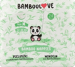 Fragrances, Perfumes, Cosmetics Bamboo Diapers, M (6-11 kg), 24 pcs - Bamboolove