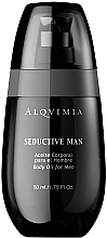 Fragrances, Perfumes, Cosmetics Men Body Oil - Alqvimia Seductive Men Body Oil (sample)